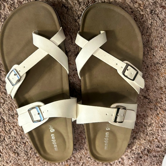 Steve Madden Womens Ronny Toe Ring Thong Sandals Brown Size 11 M